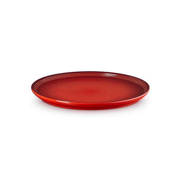 Le Creuset 27cm Stoneware Coupe Dinner Plate - Cerise