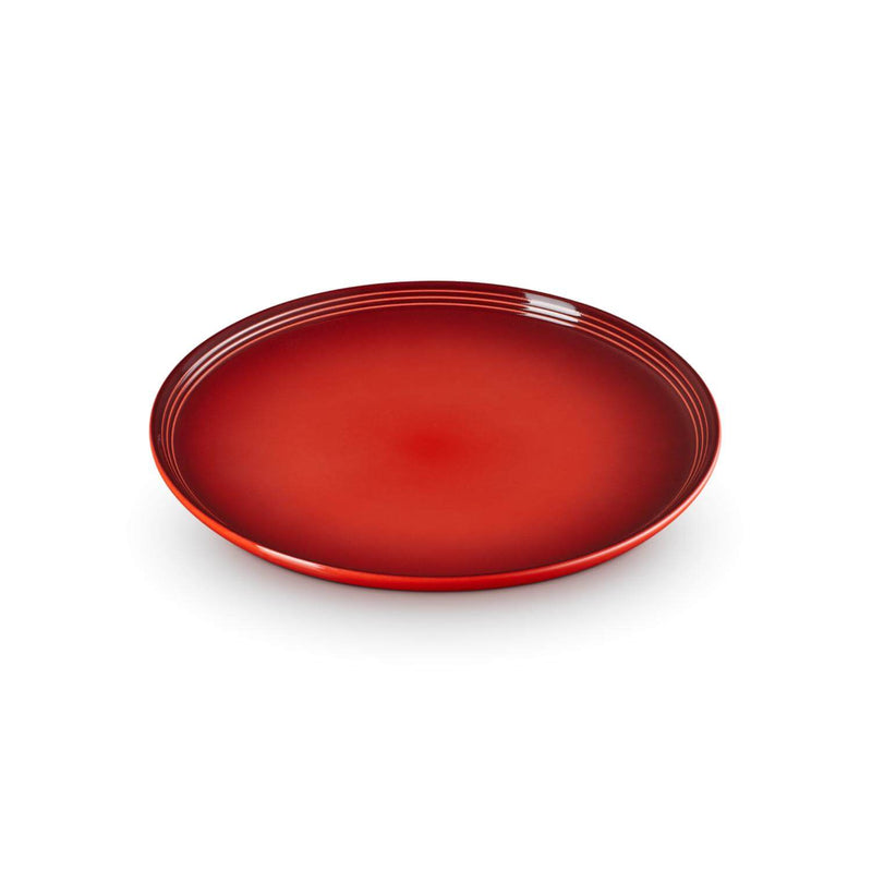 Le Creuset 27cm Stoneware Coupe Dinner Plate - Cerise