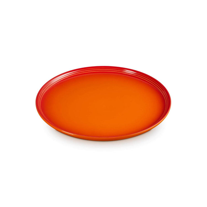 Le Creuset 27cm Stoneware Coupe Dinner Plate - Volcanic