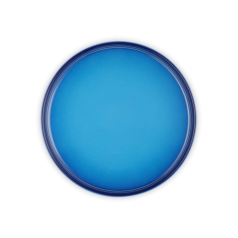 Le Creuset 27cm Stoneware Coupe Dinner Plate - Azure