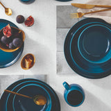 Le Creuset 27cm Stoneware Coupe Dinner Plate - Deep Teal