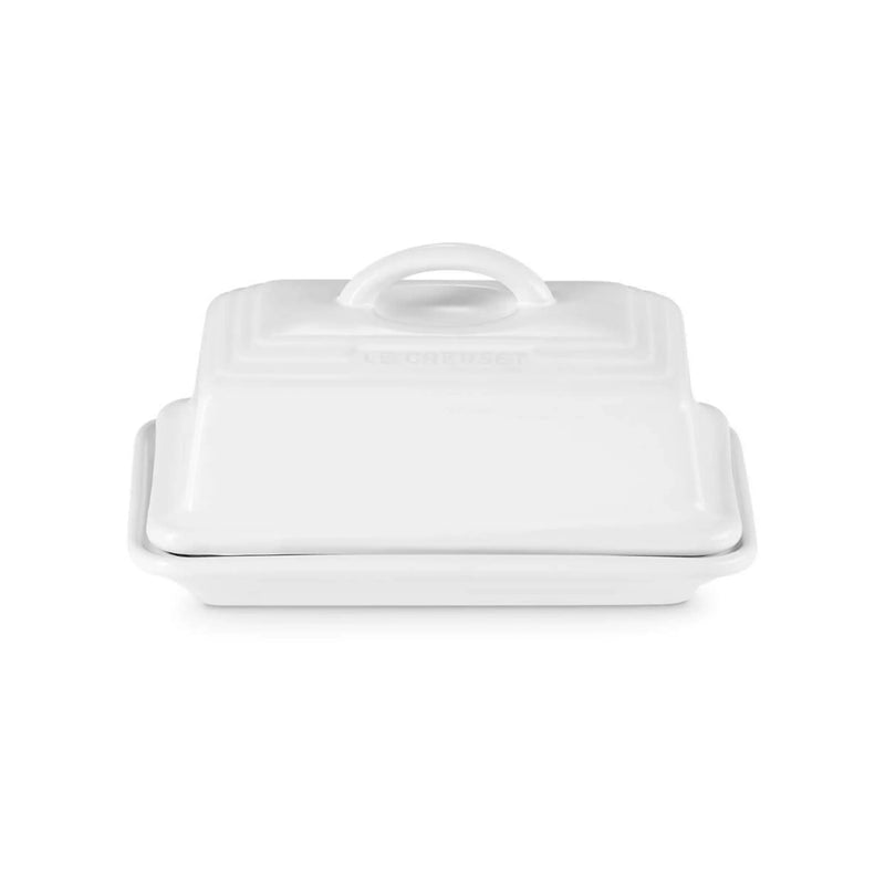 Le Creuset Stoneware Butter Dish - White