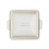 Le Creuset Heritage Stoneware 23cm Square Dish with Lid - Meringue