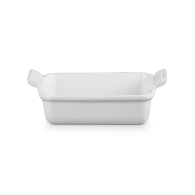 Le Creuset Stoneware Heritage 19cm Rectangular Deep Dish - White