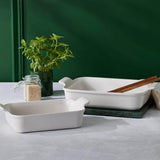 Le Creuset Stoneware Heritage 19cm Rectangular Deep Dish - White