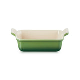 Le Creuset Stoneware Heritage 19cm Rectangular Deep Dish - Bamboo Green