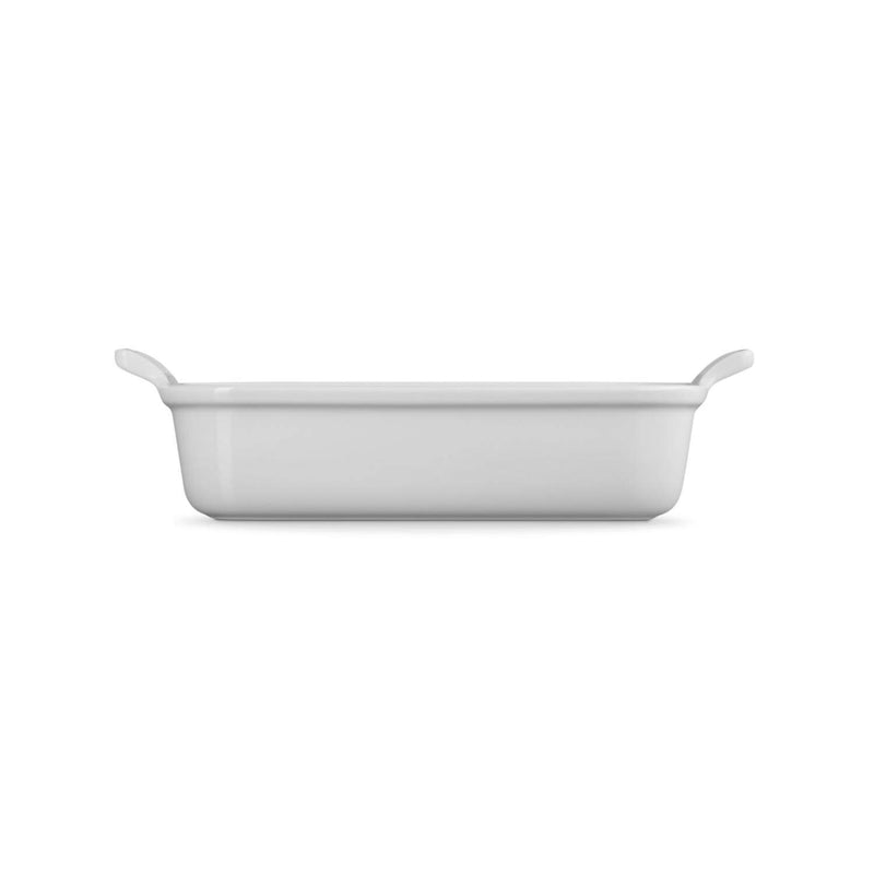 Le Creuset Stoneware Heritage 26cm Rectangular Deep Dish - White