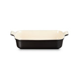 Le Creuset Stoneware Heritage 32cm Rectangular Dish - Matte Black