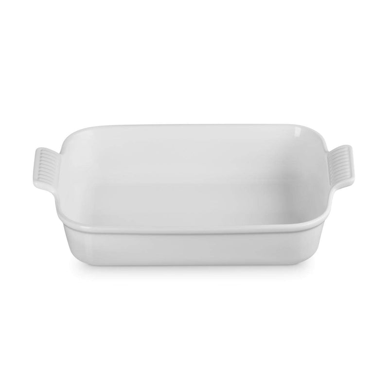 Le Creuset Stoneware Heritage 32cm Rectangular Deep Dish - White