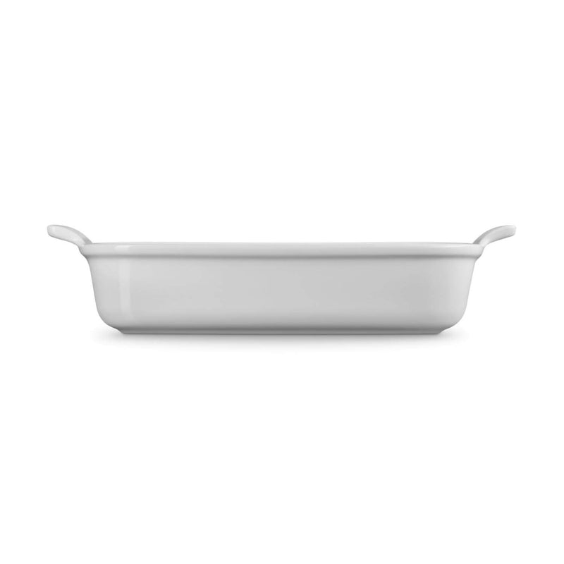 Le Creuset Stoneware Heritage 32cm Rectangular Deep Dish - White