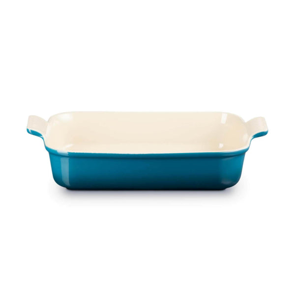 Le Creuset Stoneware Heritage 32cm Rectangular Deep Dish - Deep Teal