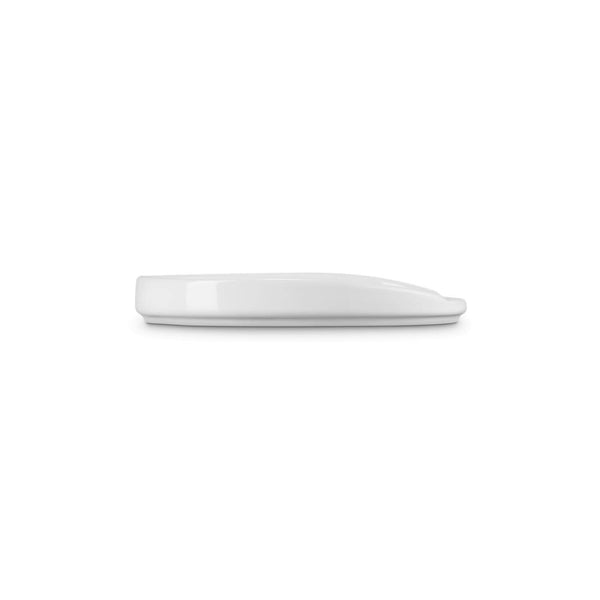 Le Creuset Stoneware Oval Spoon Rest - White