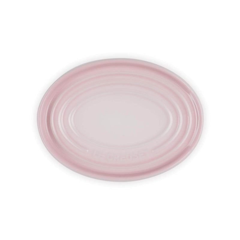 Le Creuset Stoneware Oval Spoon Rest - Shell Pink