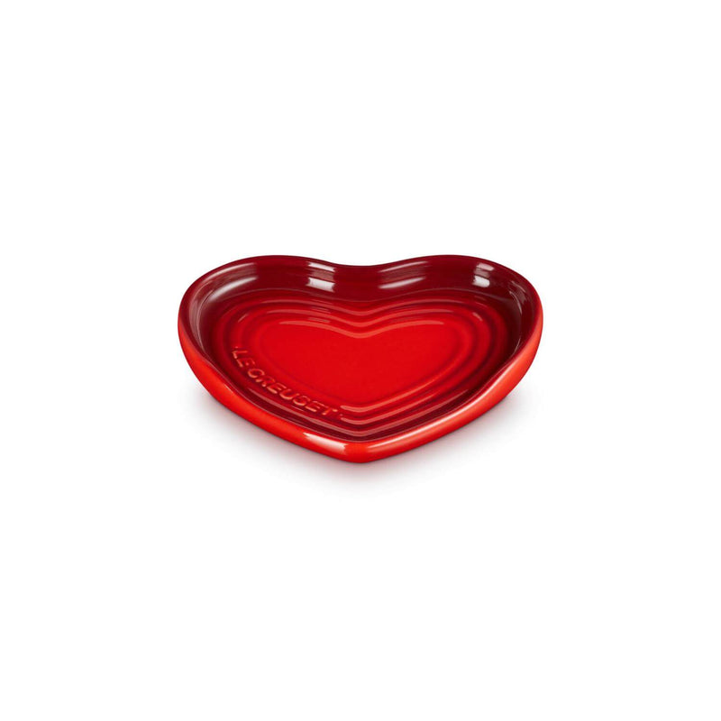 Le Creuset Stoneware Heart Spoon Rest - Cerise