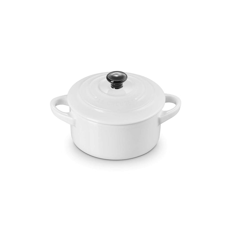 Le Creuset Stoneware Petite Round Casserole - White