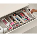 Joseph Joseph Viva 12-Piece Make-Up Drawer Organiser Set - Shell