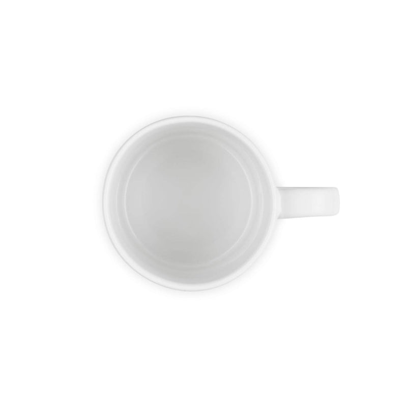 Le Creuset Holly Stoneware 350ml Mug - White