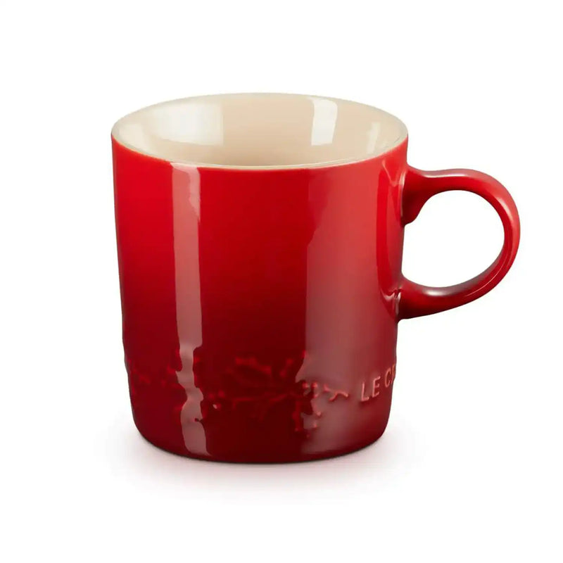 Le Creuset Holly Stoneware 350ml Mug - Cerise