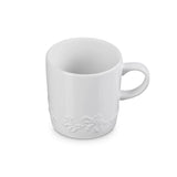 Le Creuset Holly Stoneware 350ml Mug - White