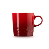 Le Creuset Holly Stoneware 350ml Mug - Cerise