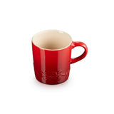 Le Creuset Holly Stoneware Cappuccino Mug - Cerise