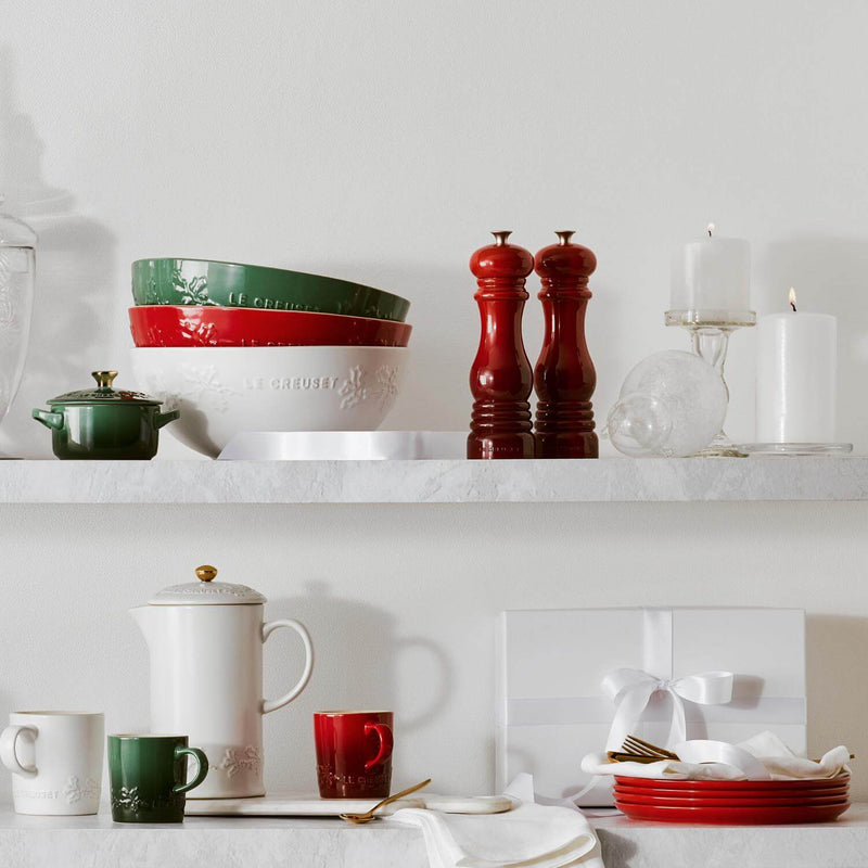 Le Creuset Holly 25cm Stoneware Serving Bowl - Cerise