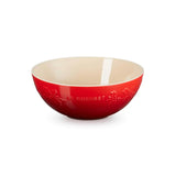 Le Creuset Holly 25cm Stoneware Serving Bowl - Cerise