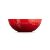 Le Creuset Holly 25cm Stoneware Serving Bowl - Cerise