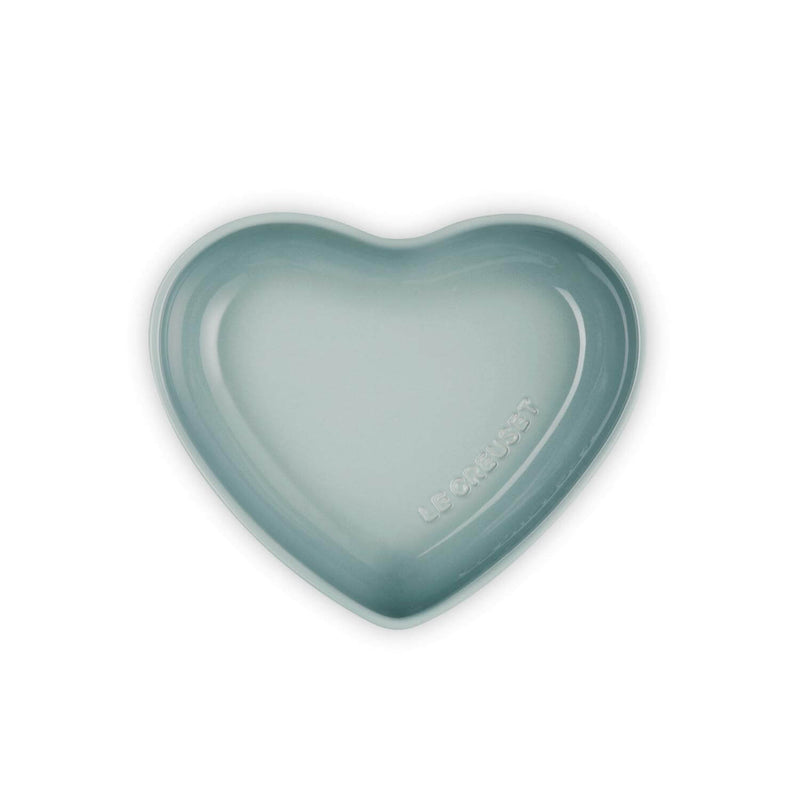 Le Creuset 23cm Heart Stoneware Bowl - Sea Salt