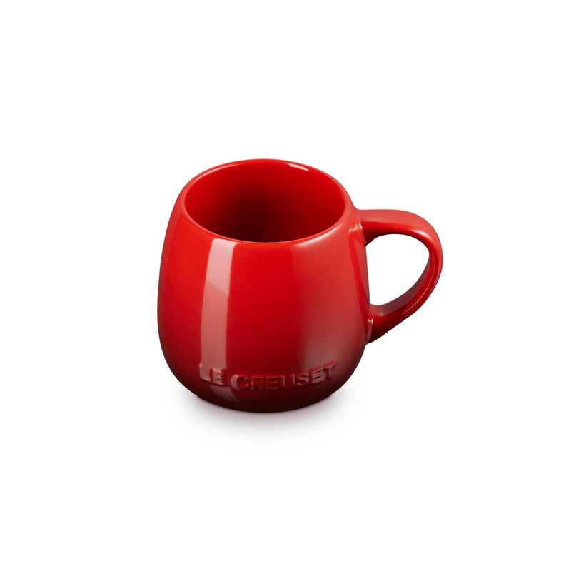 Le Creuset 320ml Stoneware Coupe Sphere Mug - Cerise