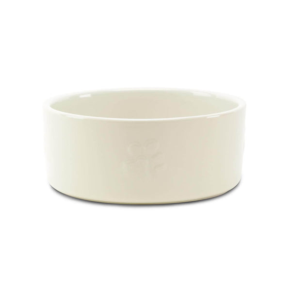 Scruffs Icon 19cm Stoneware Pet Food Bowl - Cream