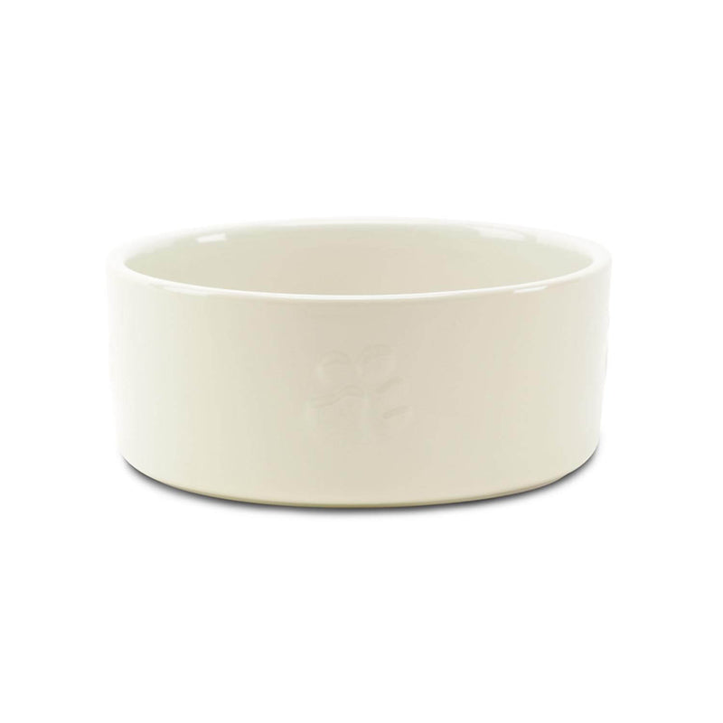 Scruffs Icon 19cm Stoneware Pet Food Bowl - Cream