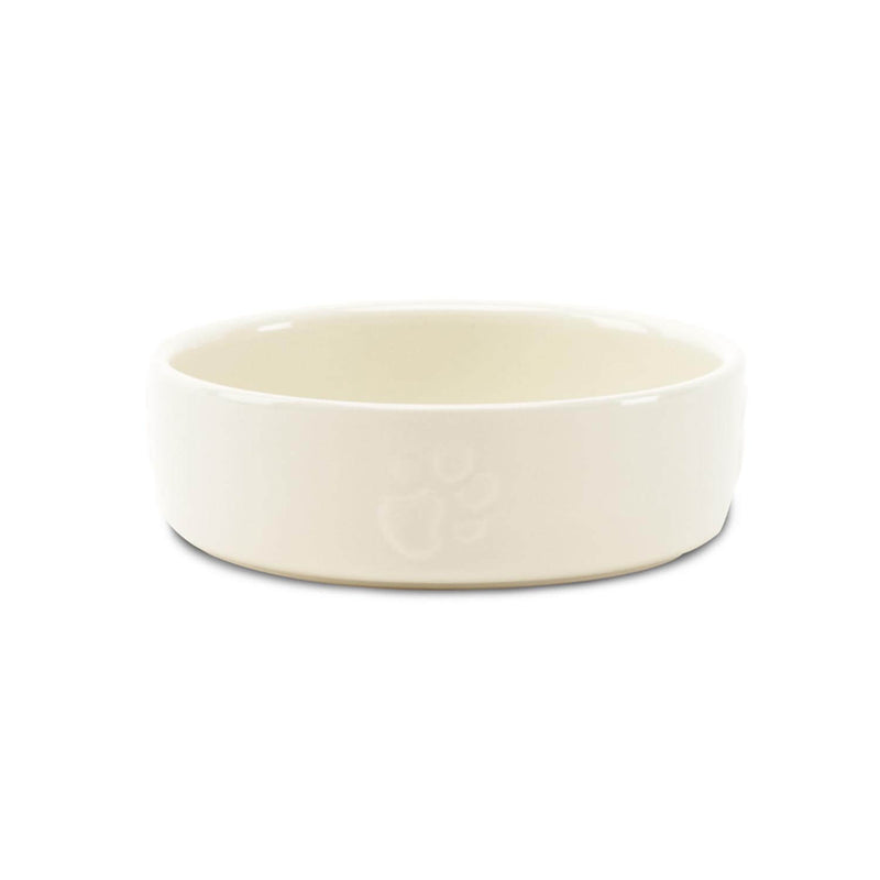 Scruffs Icon 15cm Stoneware Pet Food Bowl - Cream