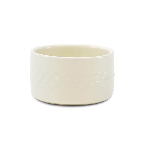 Scruffs Icon 15cm Stoneware Pet Water Bowl - Cream