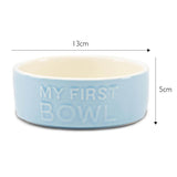 Scruffs My First 13cm Stoneware Bowl - Blue