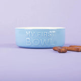 Scruffs My First 13cm Stoneware Bowl - Blue