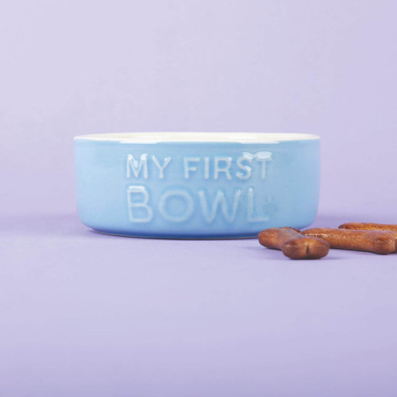 Scruffs My First 13cm Stoneware Bowl - Blue