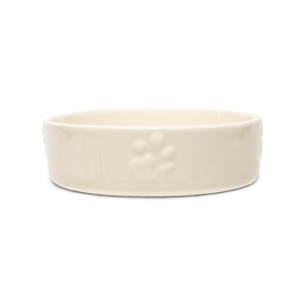 Scruffs Icon 16cm Stoneware Slow Feeder Pet Bowl - Cream