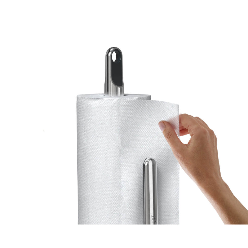 Joseph Joseph Hold Easy Tear Kitchen Roll Holder - Grey