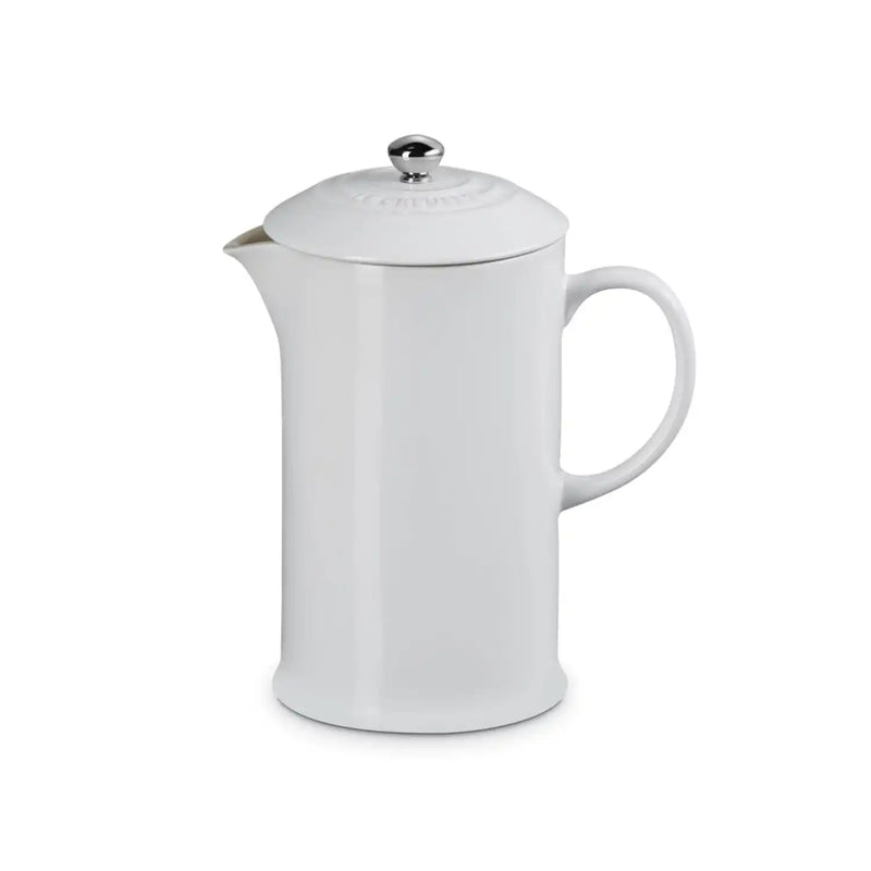 Le Creuset Stoneware Cafetiere - White