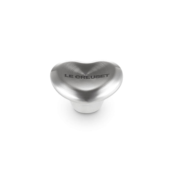 Le Creuset Signature Heart 45mm Knob - Stainless Steel