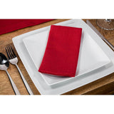 Premier Christmas Set of 4  Napkins - Red Glitter