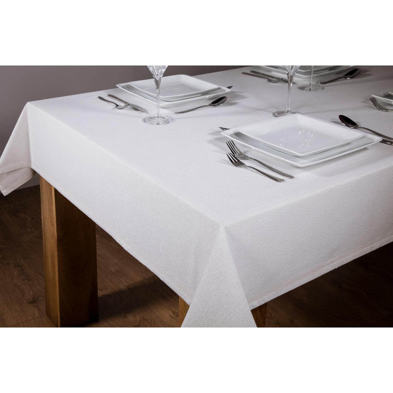 Premier Christmas 1.3 Metre Tablecloth - Silver Glitter