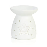 Premier Christmas Wax Melt Burner - White