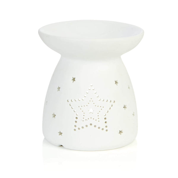 Premier Christmas Wax Melt Burner - White