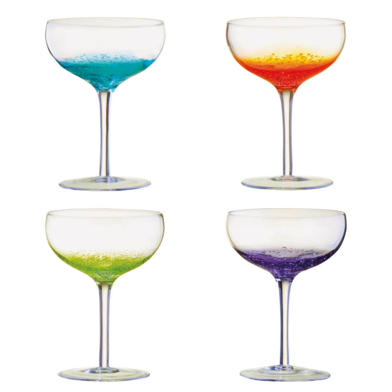 Anton Studio Designs Fizz 4 Piece Champagne Saucer Set