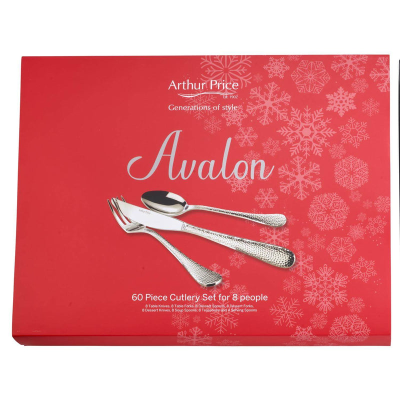 Arthur Price Avalon Stainless Steel Cutlery Set - 60-Piece