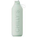 Chilly's Series 2 1000ml Flip Reusable Water Bottle - Lichen Green