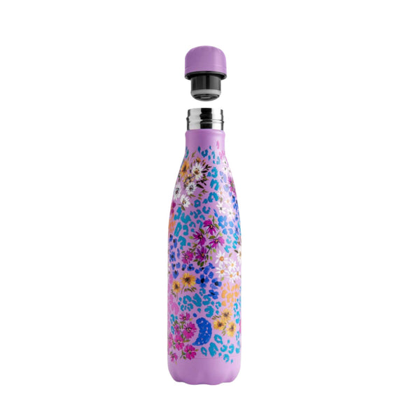 Chilly's 500ml Reusable Water Bottle - Leopard Blossom