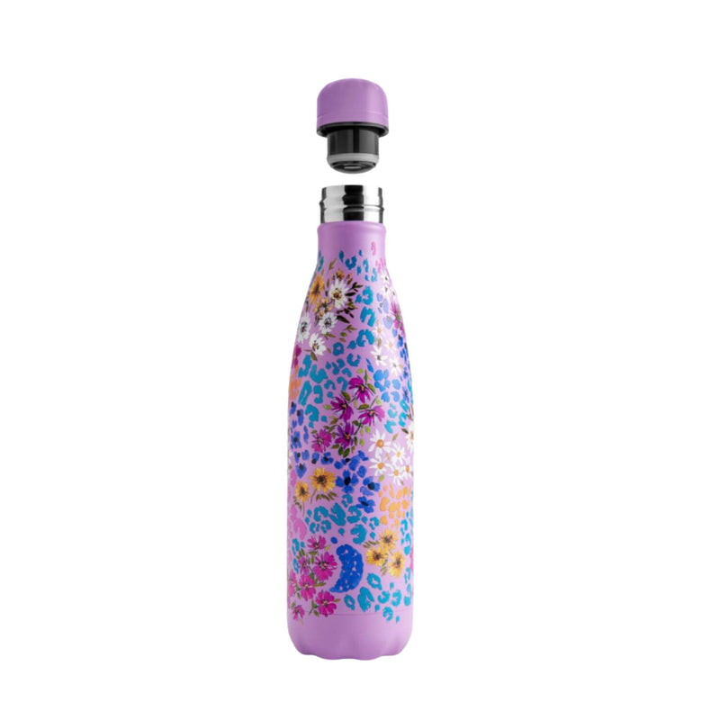 Chilly's 500ml Reusable Water Bottle - Leopard Blossom